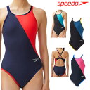 【クーポンで更に11 OFF対象】スピード SPEEDO 競泳水着 レディース 練習用 ファンピースクローシェターンズスーツ ENDURANCE ECO 競泳練習水着 STW02303