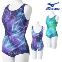 【店内商品3点以上でさらに3%OFFクーポン配布中】ミズノ MIZUNO フィットネス水着 レディース FWワンピース パッド付き 2024年秋冬モデル N2J...