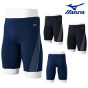 【店内商品3点以上でさらに3%OFFクーポン配布中】ミズノ MIZUNO フィットネス水着 メンズ ハーフスパッツ N2JBA605