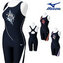 【店内商品3点以上でさらに3%OFFクーポン配布中】ミズノ MIZUNO フィットネス水着 レディース PSオールインワン スパッツ STROKE ONE パッ...
