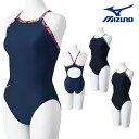 【店内商品3点以上でさらに3%OFFクーポン配布中】ミズノ MIZUNO 競泳水着 練習用水着 レディース エクサースーツ ミディアムカット EXER SUIT...