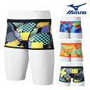 【店内商品3点以上でさらに3%OFFクーポン配布中】ミズノ MIZUNO 競泳水着 練習用水着 メンズ エクサースーツ ショートスパッツ EXER SUITS ...