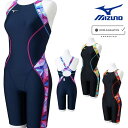 【店内商品3点以上でさらに3%OFFクーポン配布中】ミズノ MIZUNO 競泳水着 レディース WA承認モデル ST Lala ハーフスーツ マスターズバック ...