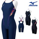 【店内商品3点以上でさらに3%OFFクーポン配布中】ミズノ MIZUNO 競泳水着 練習用水着 レディース エクサースーツ ハーフスーツ オールインワン EXE...