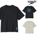 【店内商品3点以上でさらに3%OFFクーポン配布中】スピード SPEEDO モルガ×トラ ラッシュティ ラッシュガード Tシャツ ENDURANCE LIGHT MULGA 2024年秋冬モデル SA32467MU