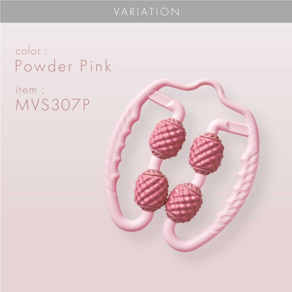 【店内商品3点以上でさらに3％OFFクーポン配布中】アルインコ ALINCO ミヴィオス MIVIOS ハンドルローラー パウダーピンク マッサージ フィットネス エクササイズ ストレッチ MVS307P