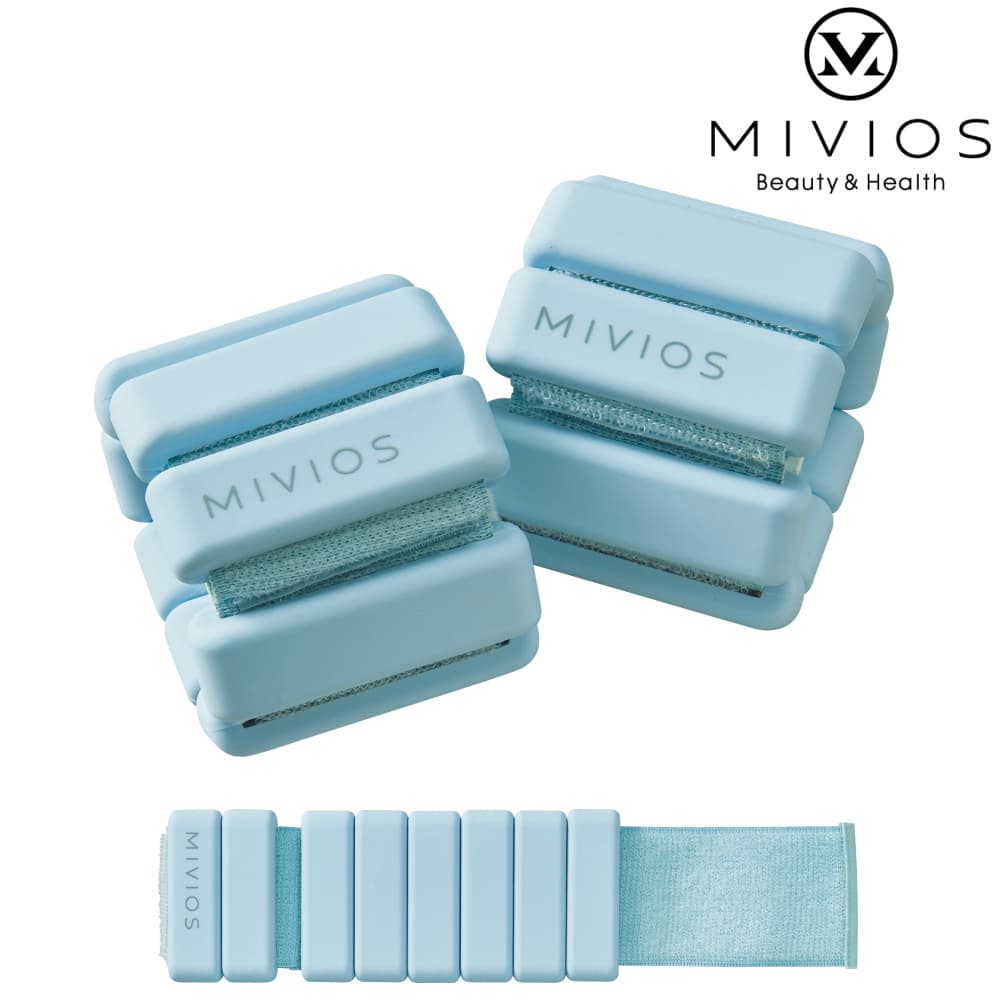 【店内商品3点以上でさらに3％OFFクーポン配布中】アルインコ ALINCO ミヴィオス MIVIOS フィットウェイト 0.5kg アイスブルー ウエイトバンド フィットネス エクササイズ ヨガ トレーニング MVS504A