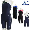 【店内商品3点以上でさらに3%OFFクーポン配布中】ミズノ MIZUNO 別注オリジナル フィットネス水着 レディース オールインワン スパッツ STROKE ...