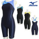 【店内商品3点以上でさらに3%OFFクーポン配布中】ミズノ MIZUNO 別注オリジナル フィットネス水着 レディース オールインワン スパッツ STROKE ...