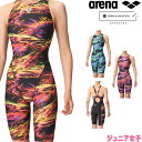 【店内商品3点以上でさらに3%OFFクーポン配布中】アリーナ ARENA 競泳水着 ジュニア女子 WA承認モデル レーシングワンピーススパッツ オールインワン ...