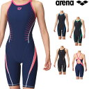 デサントジャパン株式会社 アリーナ ARENA 競泳水着 練習用水着 レディース トレーニングワンピーススパッツ オールインワン オープンバック ハーフレッグ タフスキンE 競泳練習水着 2024年秋冬モデル AS4FWM18W