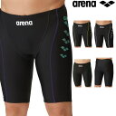 【店内商品3点以上でさらに3%OFFクーポン配布中】アリーナ ARENA フィットネス水着 メンズ フィットネススパッツハーフレッグ AQUA EXA ダブルエ...