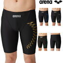 【店内商品3点以上でさらに3%OFFクーポン配布中】アリーナ ARENA フィットネス水着 メンズ スパッツ ハーフレッグ AQUA EXA ダブルエステルWR...
