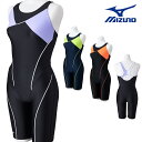 【店内商品3点以上でさらに3%OFFクーポン配布中】ミズノ MIZUNO フィットネス水着 レディース STROKE ONE オールインワン(ピースバック) U...