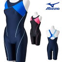 【店内商品3点以上でさらに3%OFFクーポン配布中】ミズノ MIZUNO フィットネス水着 レディース STROKE ONEオールインワン UPKICKER パ...