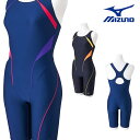【店内商品3点以上でさらに3%OFFクーポン配布中】ミズノ MIZUNO フィットネス水着 レディース STROKE ONEオールインワン パッド付き 2024...