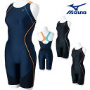 【店内商品3点以上でさらに3%OFFクーポン配布中】ミズノ MIZUNO フィットネス水着 レディース EZスイム浮力水着 オールインワン ピースバック パッド付き 2025年春夏モデル N2JGC325