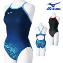 【店内商品3点以上でさらに3%OFFクーポン配布中】ミズノ MIZUNO 競泳水着 練習用水着 レディース エクサースーツ ミディアムカット EXER SUIT...