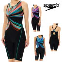 スピード SPEEDO フィットネス水着 レディース オブシディアンルースンニースキン オールインワン パッド付き Ultra Stretch ECO 2025年春夏モデル SFW12502(4)