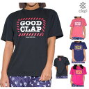 【店内商品3点以上でさらに3%OFFクーポン配布中】クラップ CLAP グッドクラップ ドライティー Tシャツ 半袖 レディース トップス スポーツアパレル トレーニング フィットネス 女性 CTS25026
