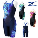 【店内商品3点以上でさらに3%OFFクーポン配布中】ミズノ MIZUNO フィットネス水着 レディース STROKE ONEオールインワン パッド付き AYA COLLECTION 寺川綾 2025年春夏モデル N2JGC308
