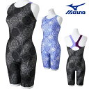 ミズノ MIZUNO フィットネス水着 レディース STROKE ONEオールインワン パッド付き AYA COLLECTION 寺川綾 2025年春夏モデル N2JGC309(4)