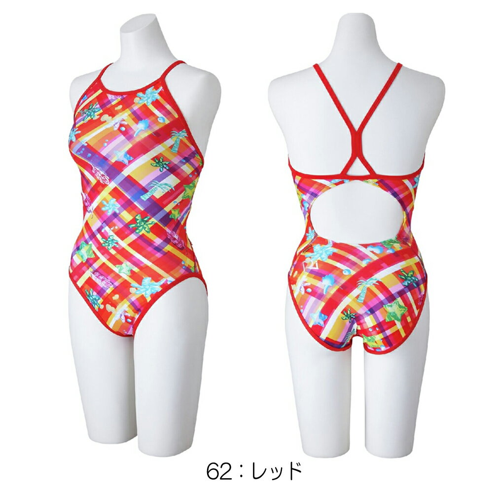 楽天市場】競泳水着 レディース ミズノ（カラーレッド）（水泳