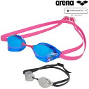 【店内商品3点以上でさらに3%OFFクーポン配布中】アリーナ ARENA 水泳 レーシングゴーグル アクアフォーススイフトミラーレンズ クッションなし スワイプ...