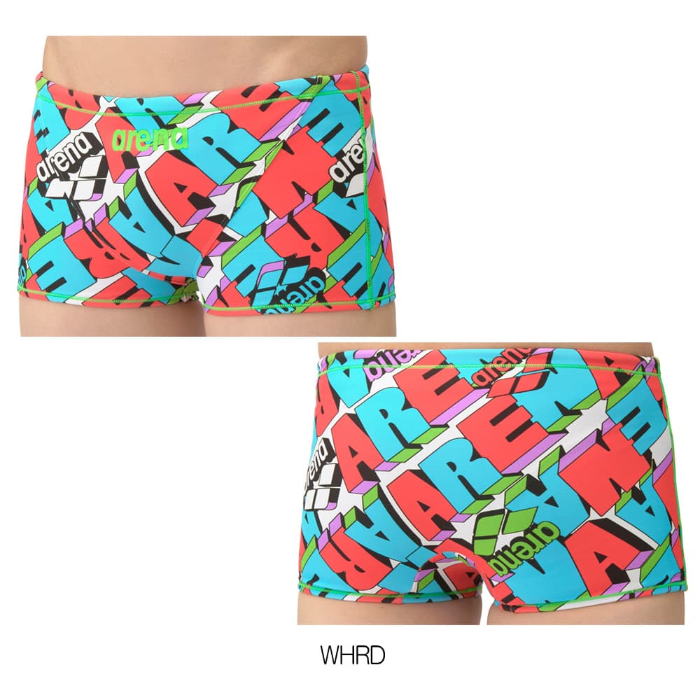 arena - O レッド 赤 白水着 競泳パンツ アリーナ arena ORIAN1101 アリーナ（ARENA）競泳水着 ジュニア 女子 水泳 &トレ-ニング