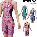 【店内商品3点以上でさらに3%OFFクーポン配布中】アリーナ ARENA 競泳水着 練習用水着 レディース トレーニングワンピーススパッツ オープンバック ハー...