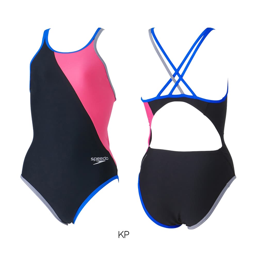 speedo(スピード)競泳水着 模様ピンク系 楽天市場】競泳水着 レディース スピード(カラーピンク)(水泳