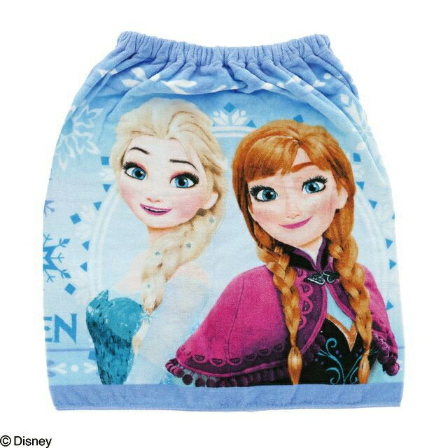 丸眞 マルシン マキマキタオル 巻きタオル 60cm丈 アナと雪の女王 シャイニングシスターズ ラップタオル 水泳小物 スイミング プール タオル 448030Mのサムネイル