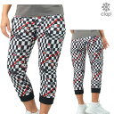 【店内商品3点以上でさらに3%OFFクーポン配布中】クラップ CLAP チェッカークラップ イーシュット レディース クロップドパンツ スポーツアパレル トレー...