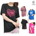 クラップ CLAP ハートクラップ ドライティー レディース Tシャツ 半袖 スポーツアパレル トレーニング フィットネス 女性 CTS25049