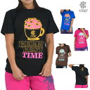 クラップ CLAP クラップストロベリー ティー レディース Tシャツ 半袖 スポーツアパレル トレーニング フィットネス 女性 大人可愛い CTS25074