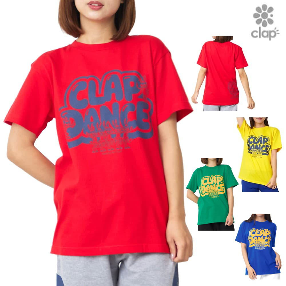 【店内商品3点以上でさらに3％OFFクーポン配布中】クラップ CLAP CLABBIT クラビット ティー レディース Tシャツ 半袖 スポーツアパレル トレーニング フィットネス 女性 CTS25096