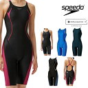 【クーポン利用で10%OFF】スピード SPEEDO 競泳水着 レディース WA承認モデルオープンバックニースキン オールインワン FLEX Σχ(フレックスシグマカイ) SCW12301F fina マーク あり