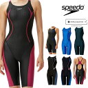 【クーポン利用で10%OFF】スピード SPEEDO 競泳水着 レディース WA承認モデル セミオープンバックニースキン オールインワン FLEX Σχ SCW12302F fina マーク あり