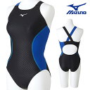 【店内商品3点以上でさらに3%OFFクーポン配布中】ミズノ MIZUNO 競泳水着 練習用水着 レディース ミディアムカット EXER SUITS U-Fit 競泳練習水着 N2MA2775