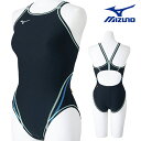 【店内商品3点以上でさらに3%OFFクーポン配布中】ミズノ MIZUNO 競泳水着 練習用水着 レディース エクサースーツ ミディアムカット EXER SUIT...