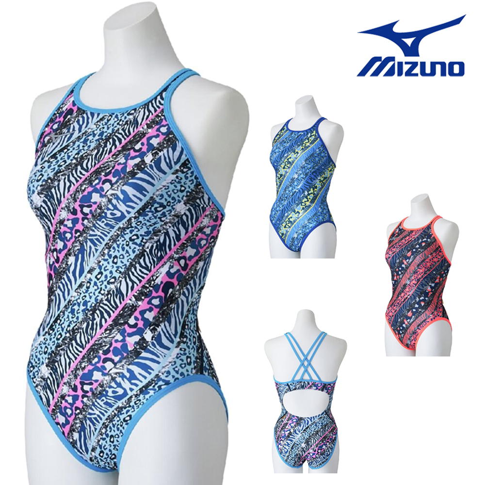 ミズノ MIZUNO 競泳水着 練習用水着 レディース AYA COLLECTION 寺川綾 エクサースーツ ミディアムカット U-Fit 競泳練習水着 2025年秋冬モデル N2MAC774