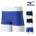 【店内商品3点以上でさらに3%OFFクーポン配布中】ミズノ MIZUNO 競泳水着 練習用水着 メンズ エクサースーツ ショートスパッツ EXER SUITS U-Fit 競泳練習水着 N2MBC062
