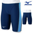 【店内商品3点以上でさらに3%OFFクーポン配布中】ミズノ MIZUNO 競泳水着 練習用水着 メンズ エクサースーツ ハーフスパッツ EXER SUITS U...