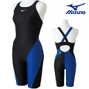 【クーポンで更に12%OFF対象】ミズノ MIZUNO 競泳水着 練習用水着 レディース ハーフスーツ EXER SUITS U-Fit 競泳練習水着 N2MG2775