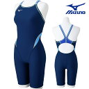 【店内商品3点以上でさらに3%OFFクーポン配布中】ミズノ MIZUNO 競泳水着 練習用水着 レディース エクサースーツ ハーフスーツ オールインワン EXE...