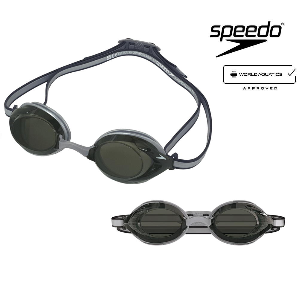 【店内商品3点以上でさらに3％OFFクーポン配布中】スピード SPEEDO 水泳 レーシングゴーグル ジュニア ヴァンクイッシャー3.0 クリアレンズ クッション付き ANTI-FOG くもり止め WA承認モデル 競泳 2025年秋冬モデル SEB02550 fina承認