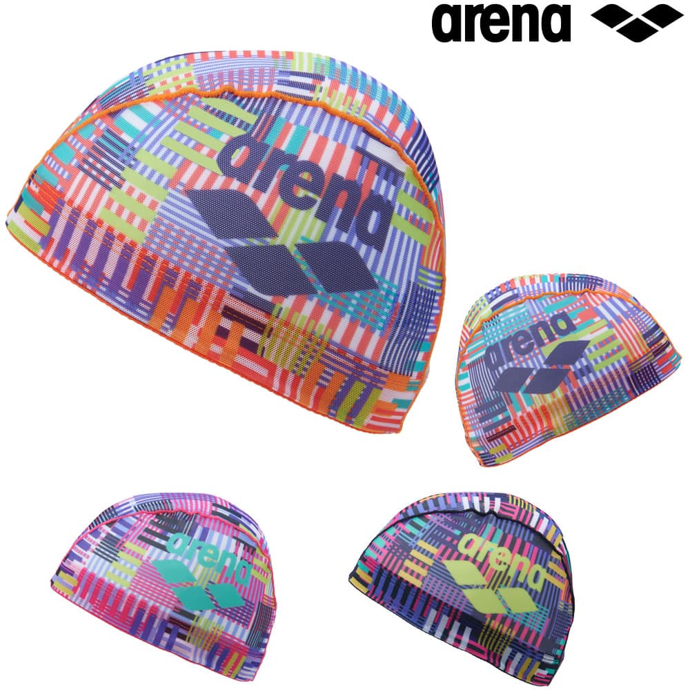 【店内商品3点以上でさらに3%OFFクーポン配布中】アリーナ ARENA 水泳 メッシュキャップ スイムキャップ 水泳帽 水泳小物 2025年秋冬モデル FUSION COLORS AS5FSC50U