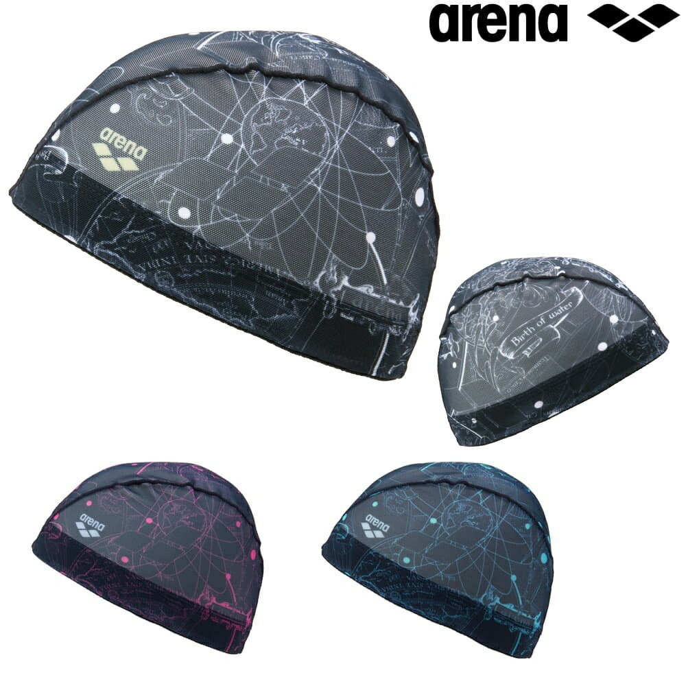 【店内商品3点以上でさらに3％OFFクーポン配布中】アリーナ ARENA 水泳 メッシュキャップ スイムキャッ..