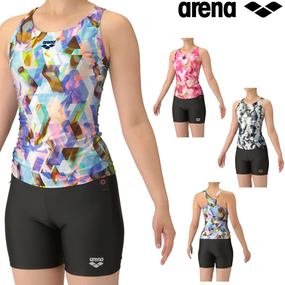 【店内商品3点以上でさらに3％OFFクーポン配布中】アリーナ ARENA フィットネス水着 レディース フィッ..