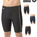 【店内商品3点以上でさらに3%OFFクーポン配布中】アリーナ ARENA フィットネス水着 メンズ フィットネススパッツ ハーフレッグ ダブルエステル AS5SWF65M